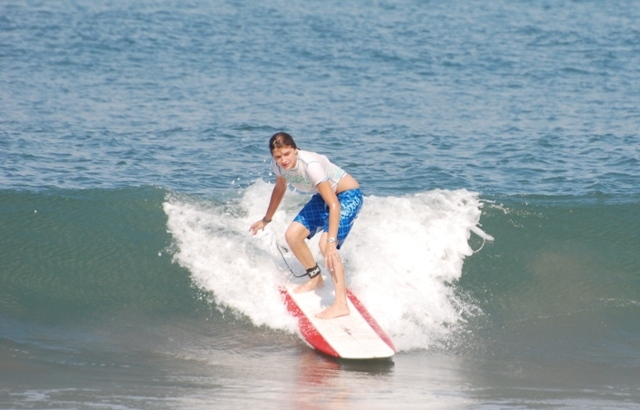 Aprendiendo a surfear